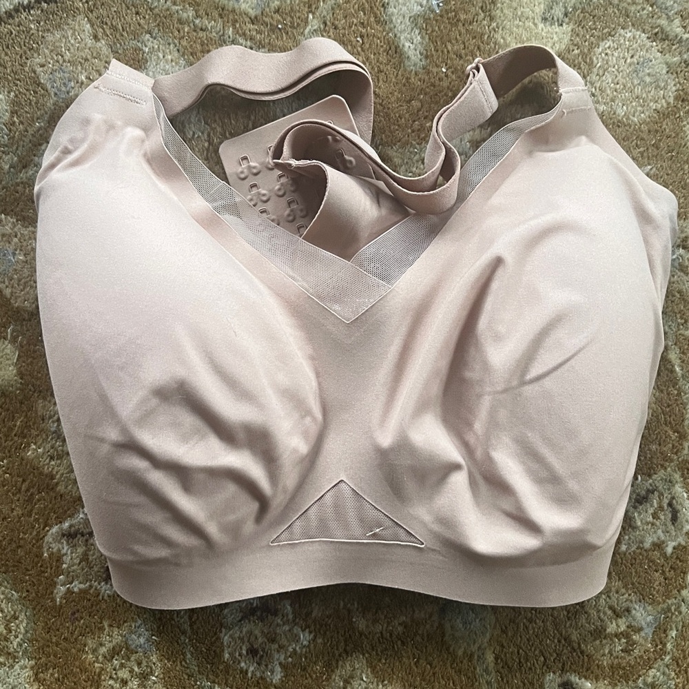 Honeylove CrossOver Sand (cream) Wireless Bra 34DDD/34F